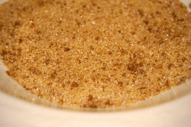 Cinnamon sugar, the second part of the topping.